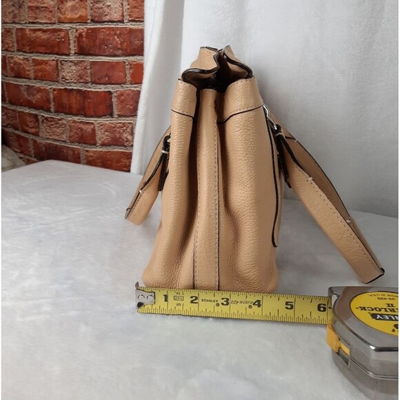 Coach Penelope Beige Pebbled Leather Shoulder Bag - Picture 12 of 13